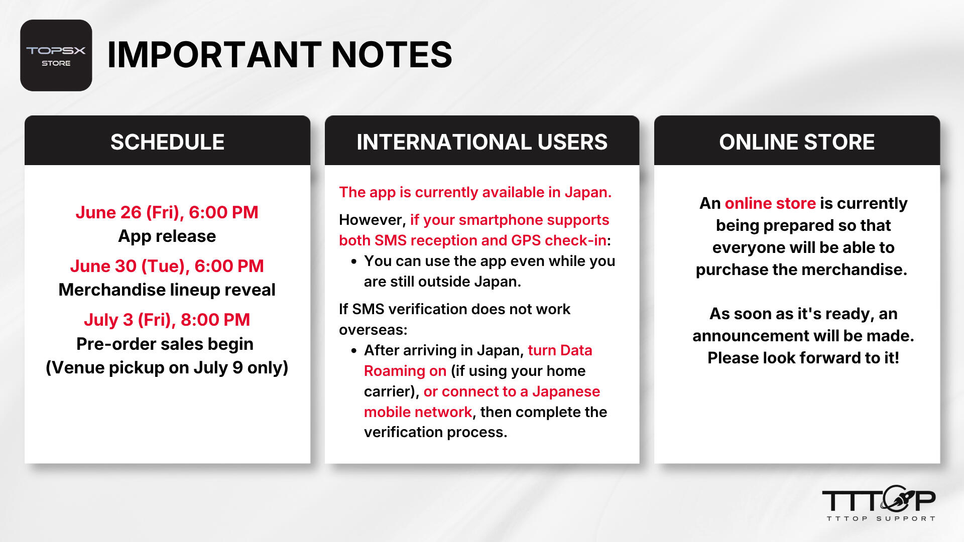 IMPORTANT NOTES IMPORTANT NOTES