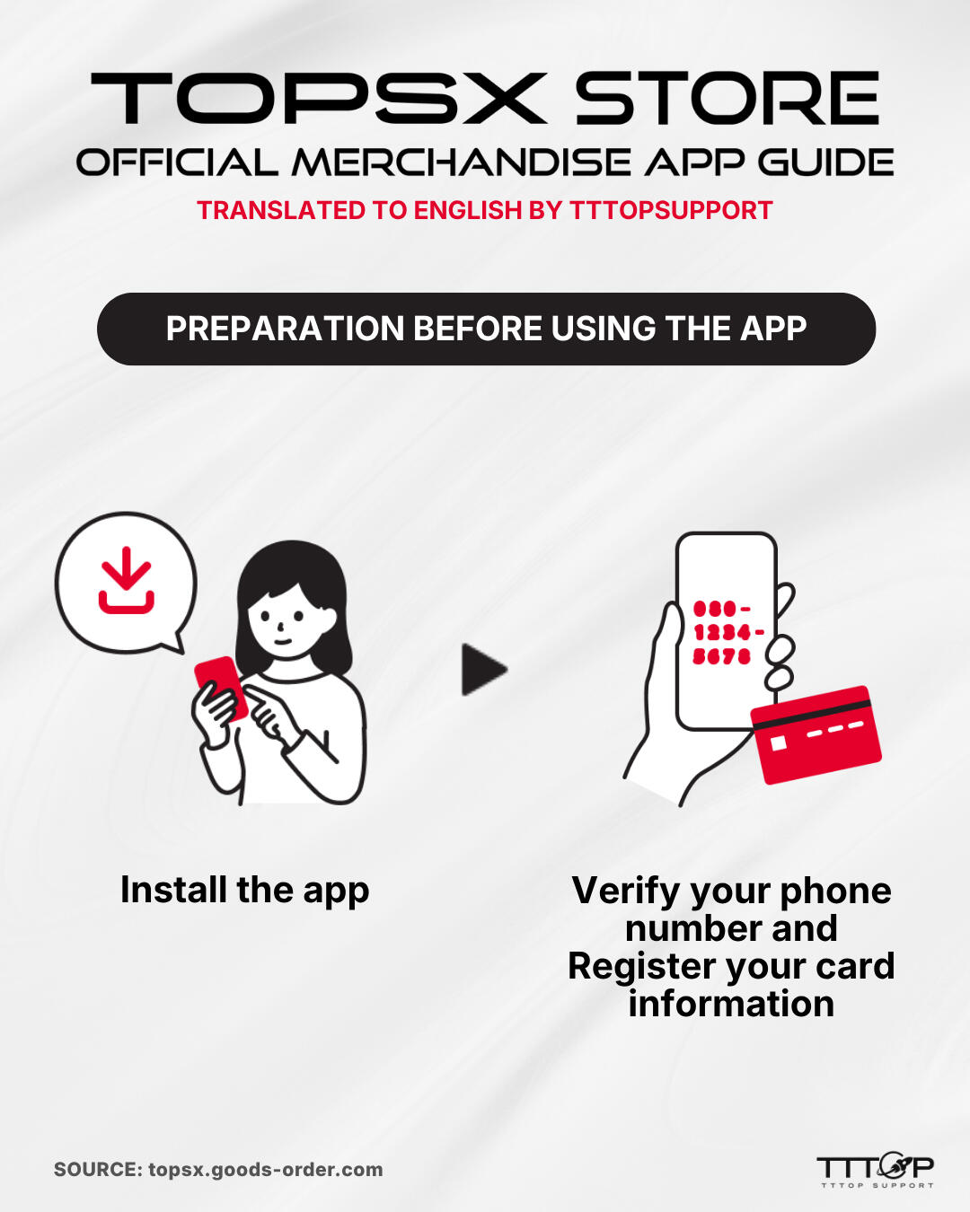 PREPARATION BEFORE USING THE APP PREPARATION BEFORE USING THE APP